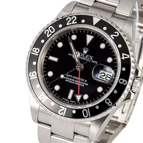 black bezel gmt rolex|gmt master 2 black bezel.